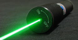 Verklaring over het gebruik van laserpointers